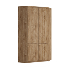 Corner Wardrobe 2Doors – Golden Ribbeck Oak