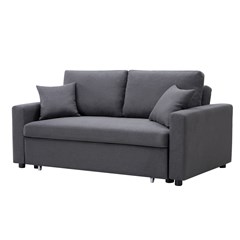 Sofa 2-Seater with Pull Out Bed - Anthracite