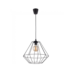 Diamond Mm Large Pendant Lamp – Black