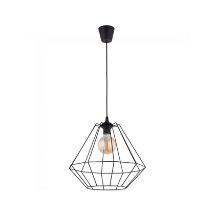 Diamond Mm Large Pendant Lamp – Black