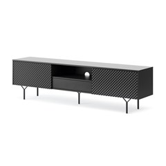 TV Cabinet 2 Doors & Drawer – Black