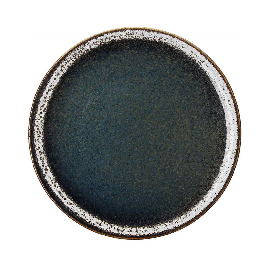 Dinner Plate 27cm Blue And Brown