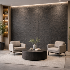 New Rock Cut Stone Wall Panel 2985x1120mm - Dark Grey