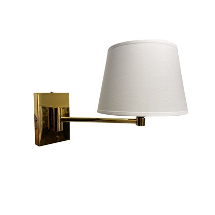 Wall Lights Golden Base - White Shade E27