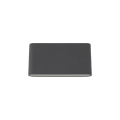 LED Wall Light M – Graphite & White