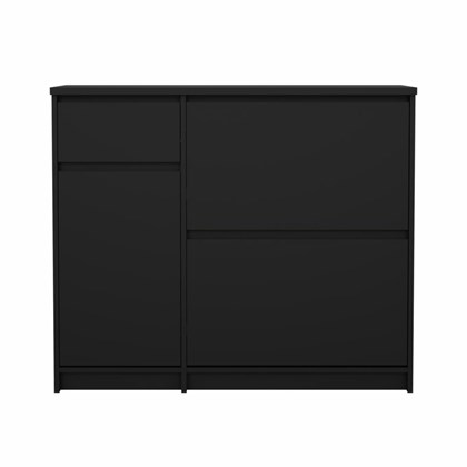 Naia Shoe Cabinet 2 Flap Doors & 1 Door  1 Drawer