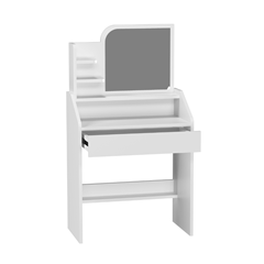 Vanity Table White 75X40x135cm