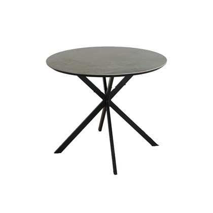 Dining Table Dia900x750mm Dark Grey