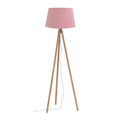 Wallas Velvet Pink Tripod Floor Lamp H152