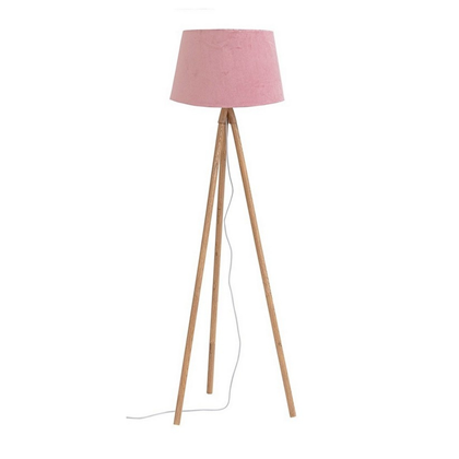 Wallas Velvet Pink Tripod Floor Lamp H152
