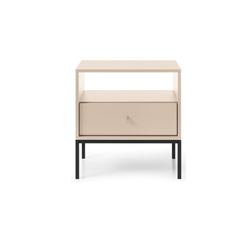 Nightstand 1 Drawer – Beige