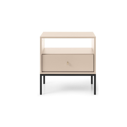 Nightstand 1 Drawer – Beige