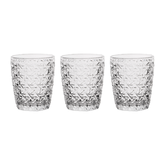 Set 3 Piece Glasses – 300cc Clear