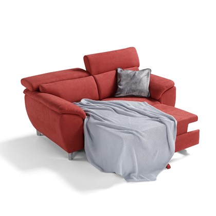2 Seater Sofa Bed with Adjustable Headrests