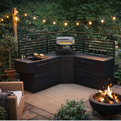 Modular Set Outdoor Kitchen – Black