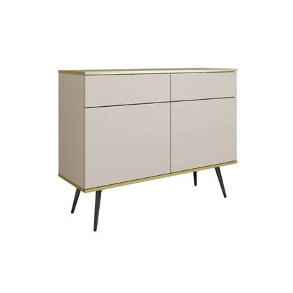 Sideboard – Beige & Gold