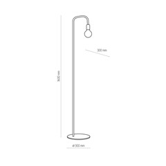 Floor Lamp Retro  - Black
