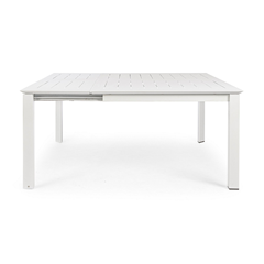 Extendable Dining Table White 160X110/160