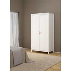 Wardrobe Madrid 2 Doors - White