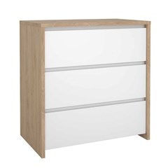 Next Chest with 3 Drawers - Jackson Hickory White