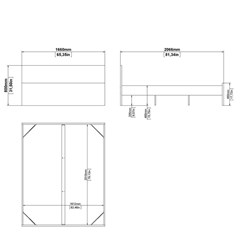 Naia Bed 160X200 - Jackson Hickory
