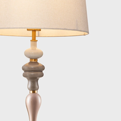 Table Lamp Ceramic Light Pearl