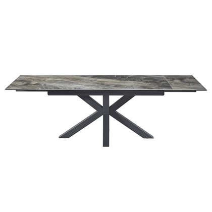 Extendable Table Matt Ceramic Top Grey 240-160x90