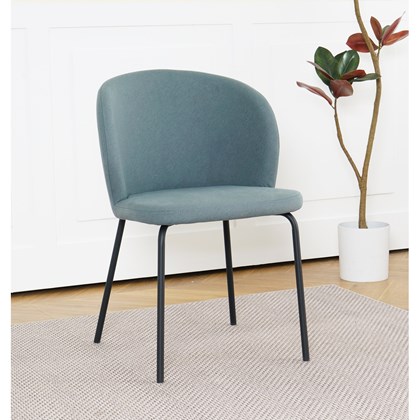 Dining Chair Microfiber - Blue