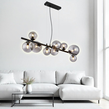 Suspension Galileo Smoked Glasses
