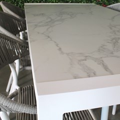 Soapstone White Ceramic Table 180 x 90cm