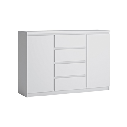 Sideboard 2 Doors 4 Shelves – Alpine White