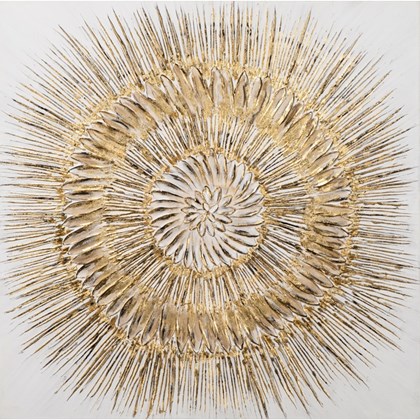 Mandala Magic Gold 100X100 Cm