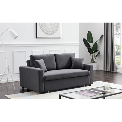 Sofa 2-Seater with Pull Out Bed - Anthracite