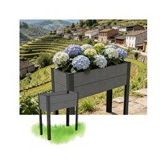 Outdoor Flower Bed – Dark Grey