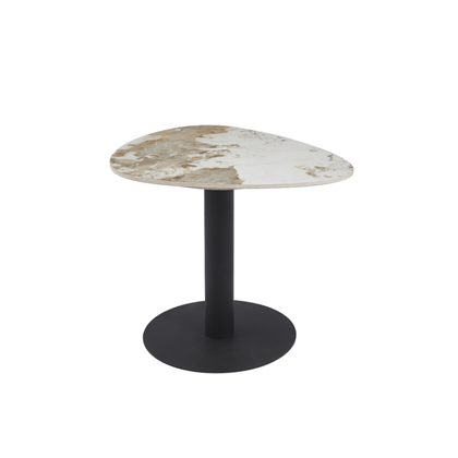 Side Table 60x50 – Brown Marble