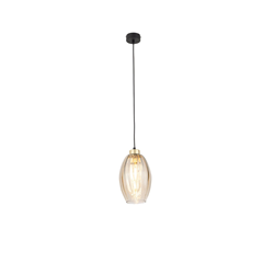 Sebo Hanging Lamp – Black, Yellow & Gold