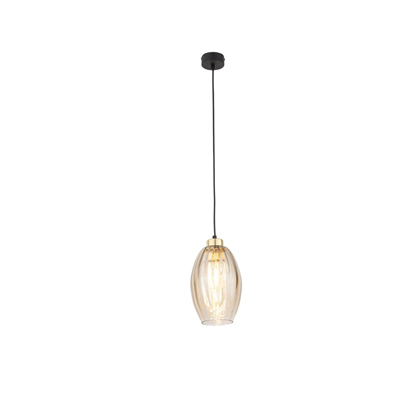 Sebo Hanging Lamp – Black, Yellow & Gold