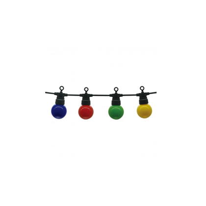 Outdoor String Light – Colourful Bulbs