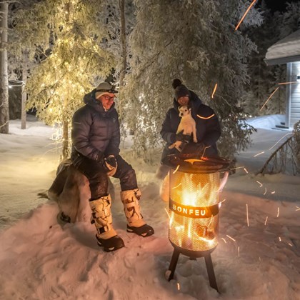 BonVes Fire Pit Zwart 34