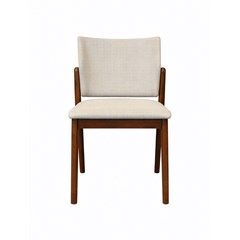 Dining Chair – Grey & Walnut