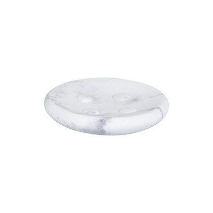 Soap Holder Polyresin White Marble 11x2cm