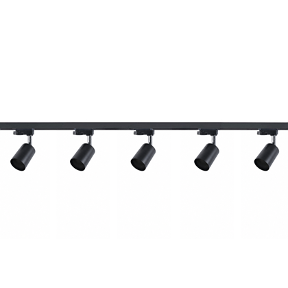 4 Wire Complt  Track Set 3M Blk W 5Spots