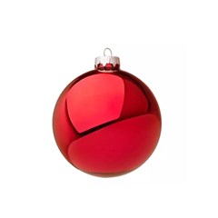 Red Shiny Bauble 8cm