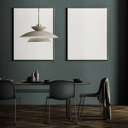 Modern Pendant Lamp Dove Grey