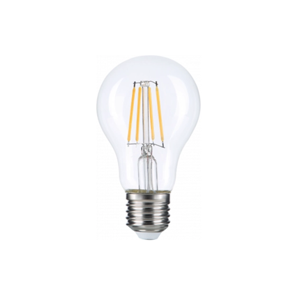 LED Bulb A60 8W Filament Clear Glass Dimmable