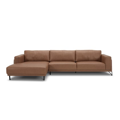 Sofa 2-Seater with CHL Left 3.5 - Brown