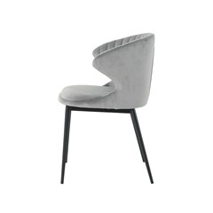 Velvet Dark Grey  Dining Chair