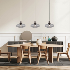 Line Light 3xe27 Max 40w Glass Anodised Dark Grey