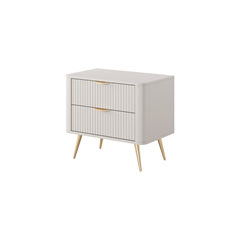 Bedroom Set 160x200 – Beige & Gold