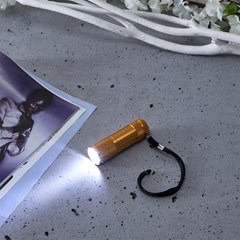 Mini 9 Led Aluminium Flashlight Yellow